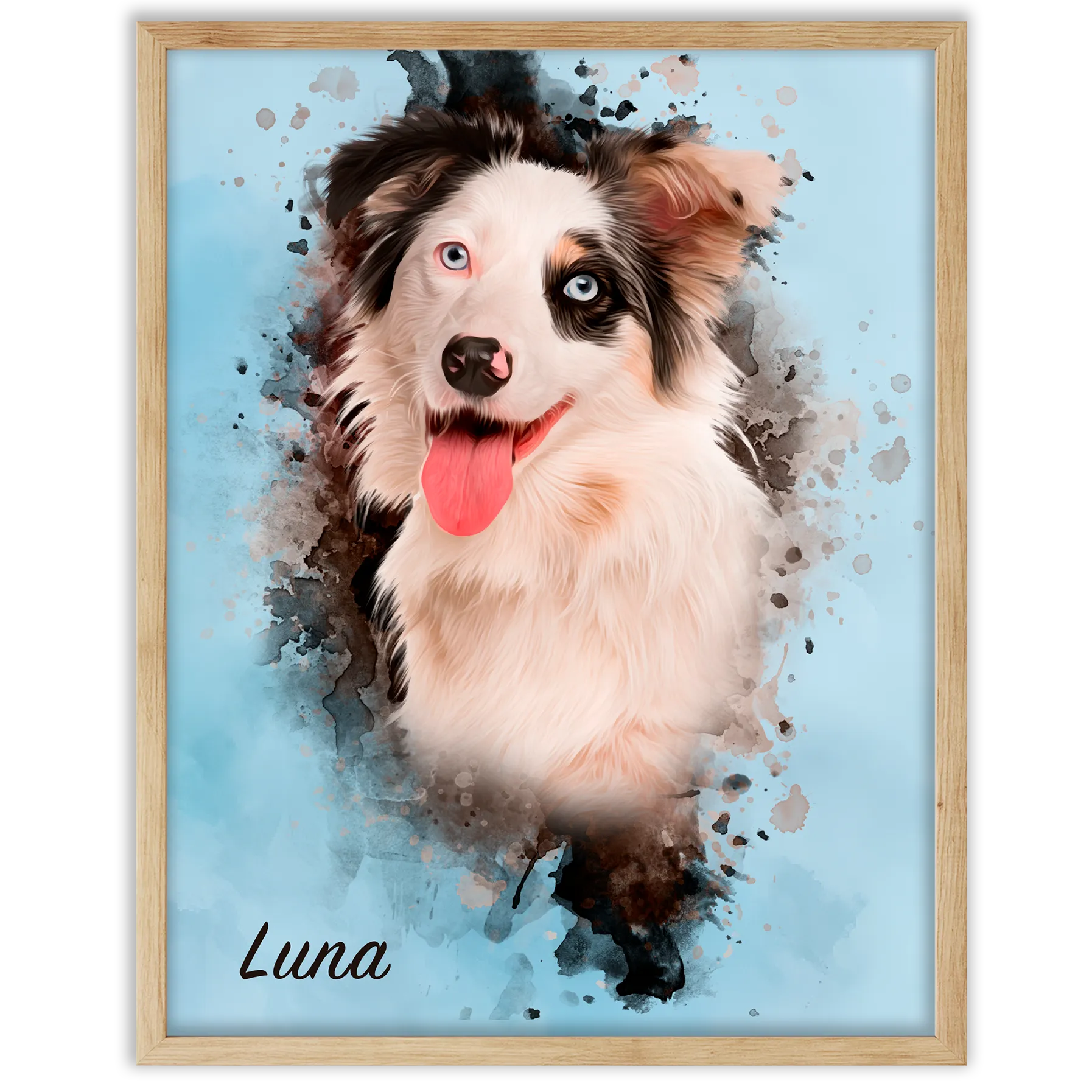 Retrato mascota personalizado