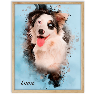 Retrato mascota personalizado