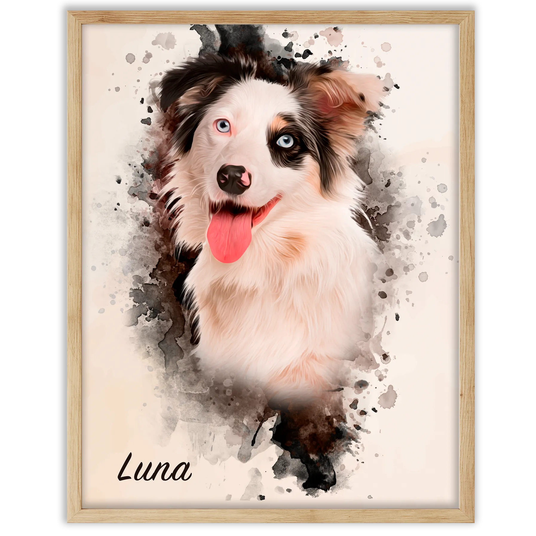 Retrato mascota personalizado