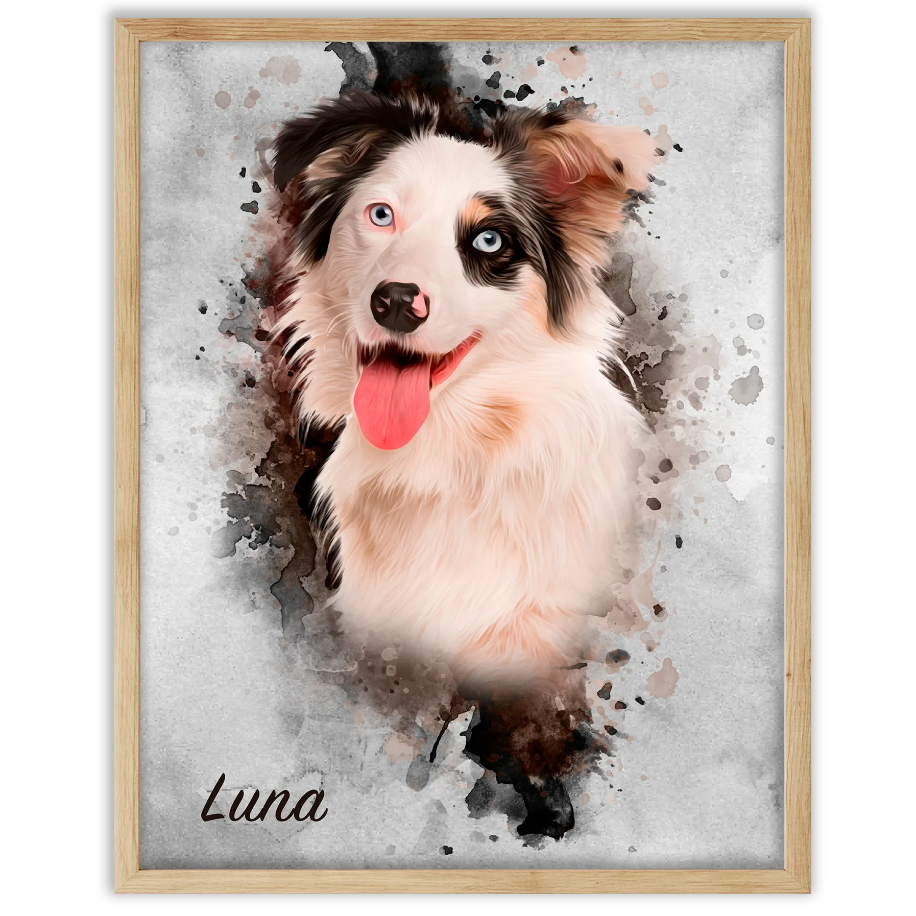 Retrato mascota personalizado