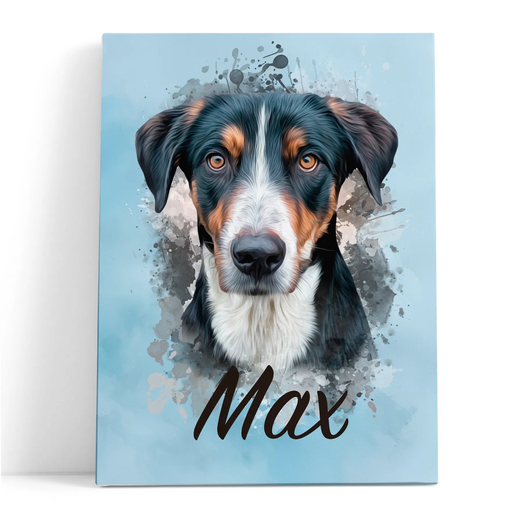Retrato de mascota en acuarela
