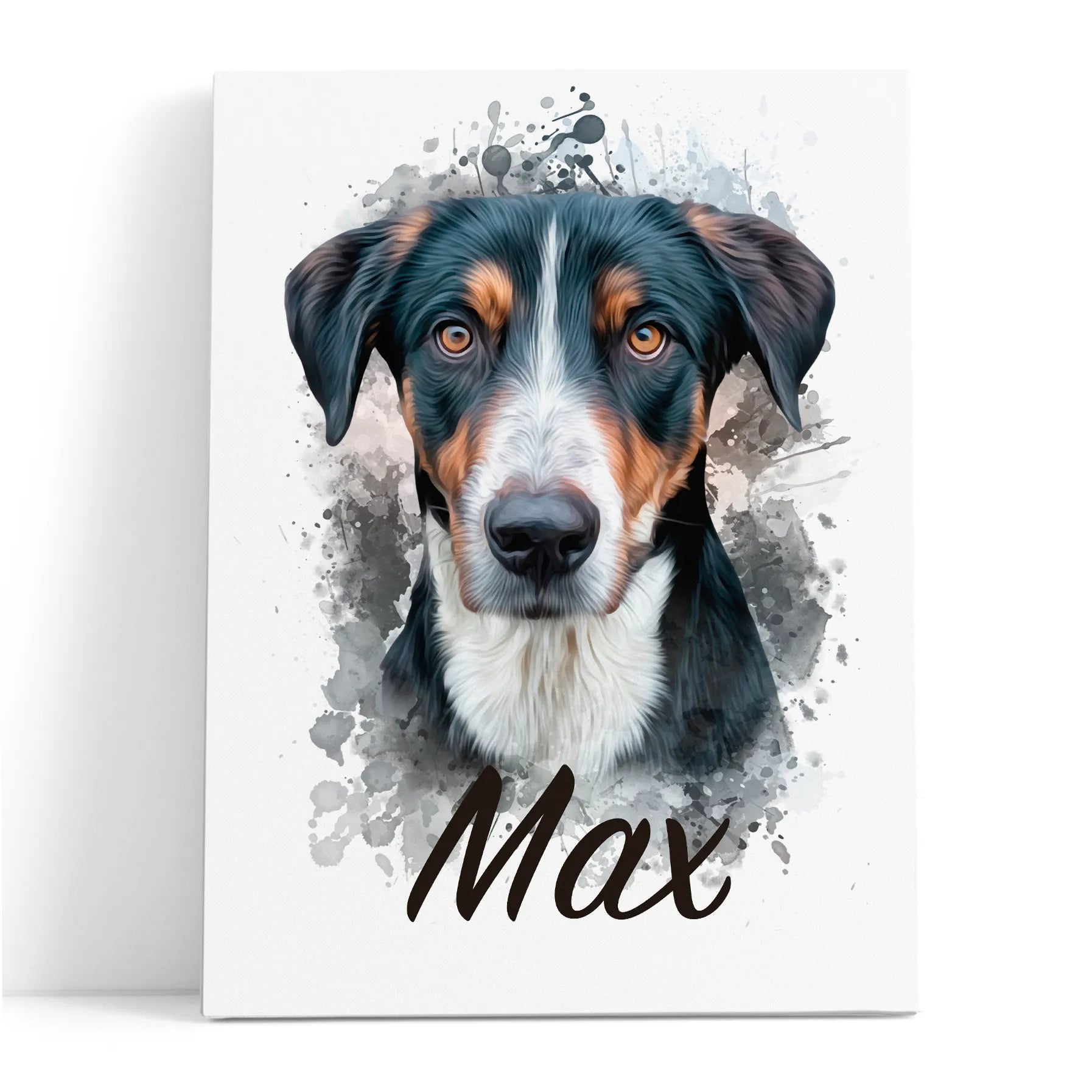 Retrato de mascota en acuarela