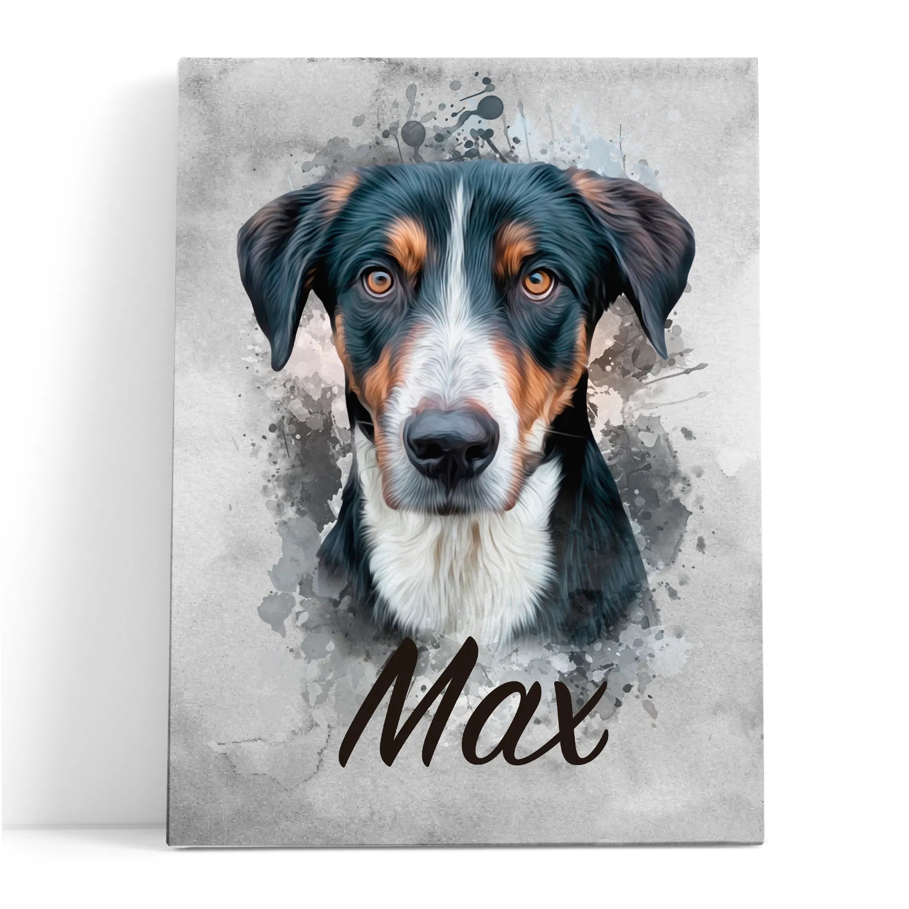 Retrato de mascota en acuarela
