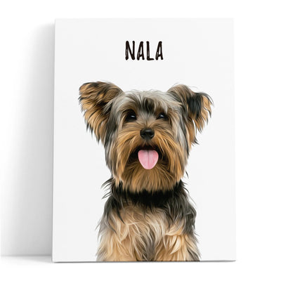 Retratos de mascotas personalizados