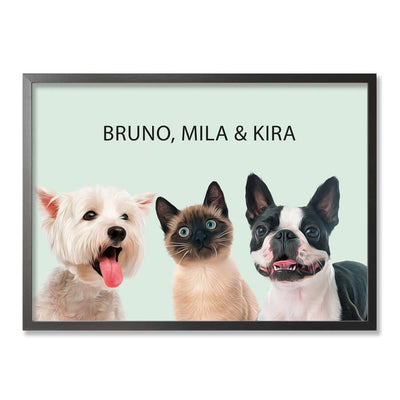 láminas acuarela personalizadas