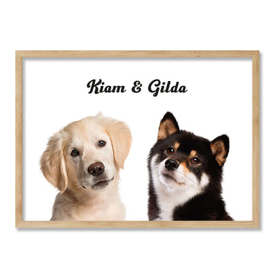 cuadro personalizado perro