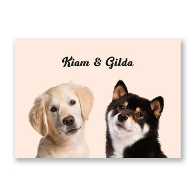 cuadro perro personalizado